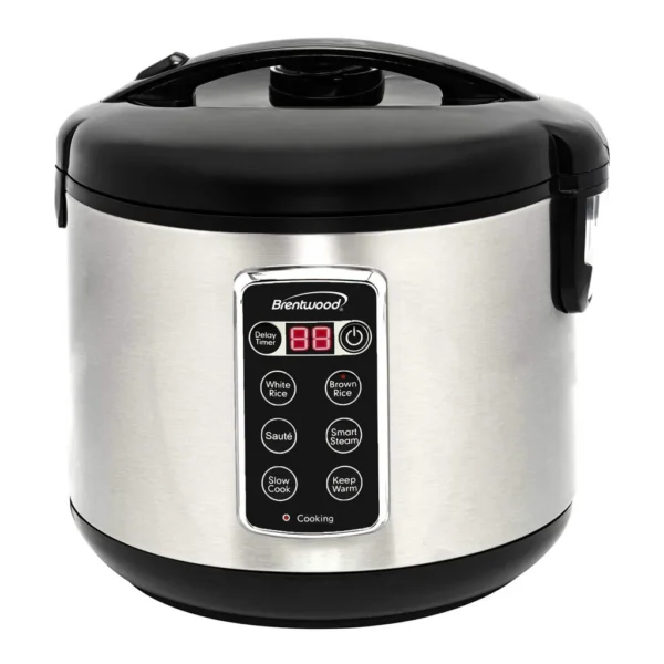 f6da8dee-4073-4a7d-9d08-6d4c228c98cd.jpg Brentwood RC-5116DS 16 Cups 6 Function Smart Multi-Cooker Rice Cooker in Stainless Steel – Silver