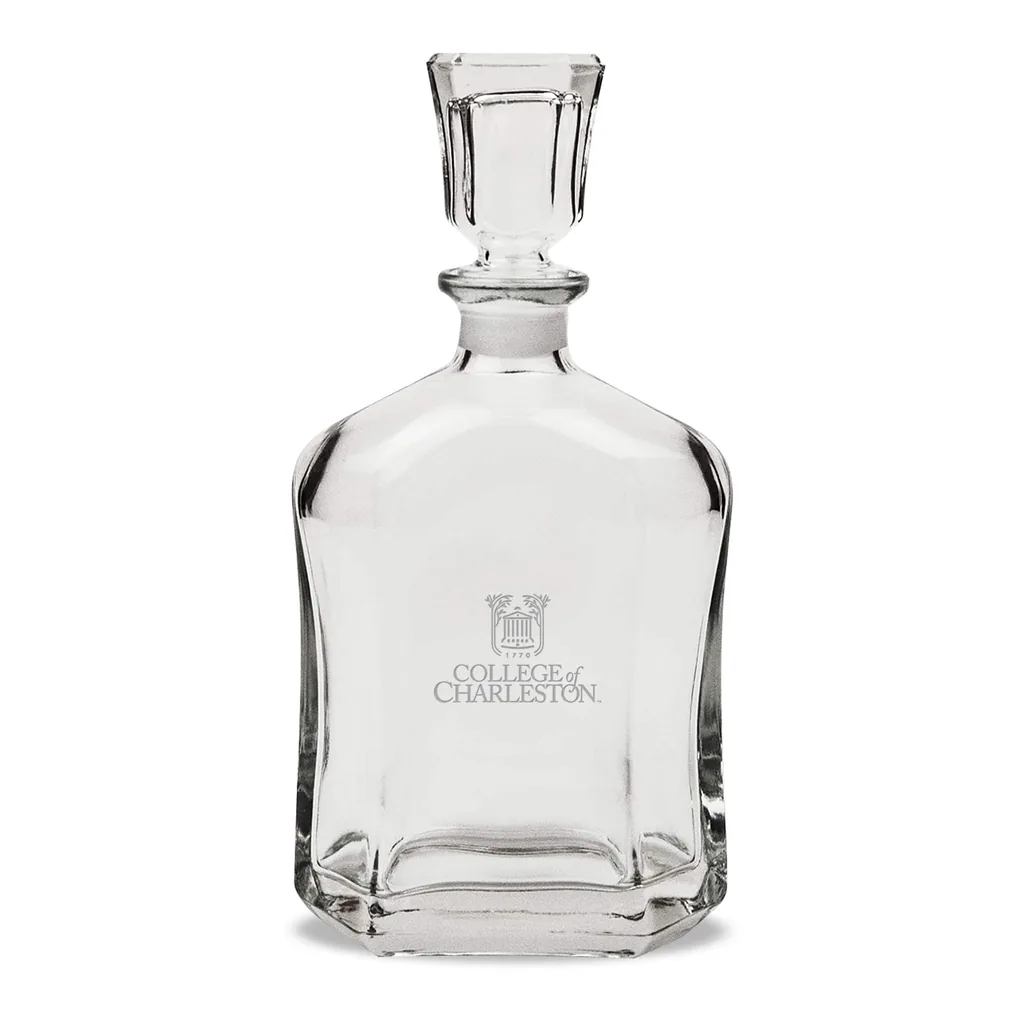 fa4384a4-625d-4126-9b1d-7cb9379fdd1b.jpg Jardine - Charleston Cougars 23.75oz. Crystal Whisky Decanter - Multicolor