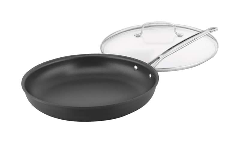 fc8d9d8d-cdce-45e1-b938-248798c0d667.jpg Cuisinart - Chef's Classic Aluminum Skillet w/Lid 12 in - Black