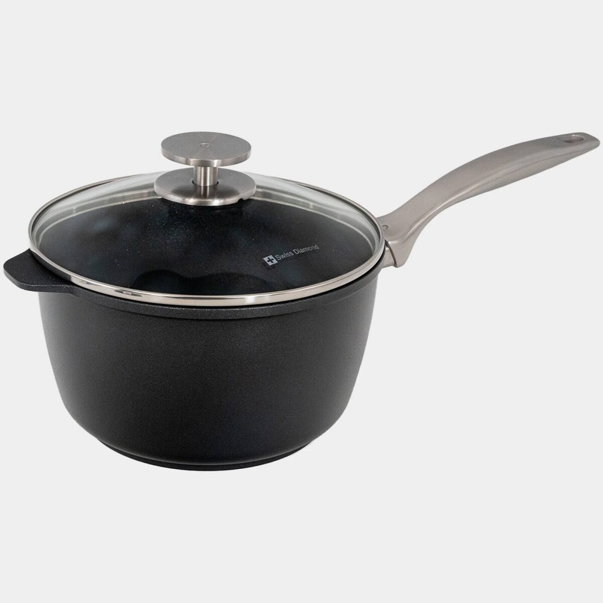 fcec434d-c786-4075-ba32-5c985d60b146.jpg Swiss Diamond - CHD Nonstick Saucepan with Glass Lid, 3.2 qt - Black