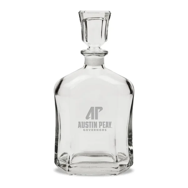 fd627ac3-027c-45e6-b7ad-60989f137446.jpg Jardine - Austin Peay State Governors Team Design 23.75oz. Crystal Whiskey Decanter - Multicolor