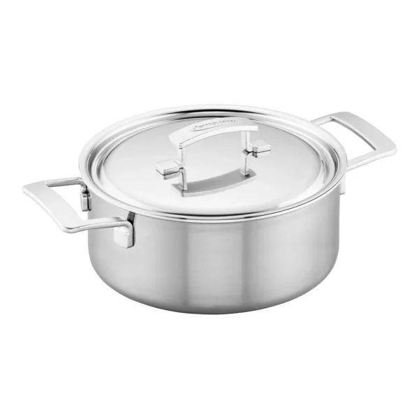 fde97022-6053-416b-b393-a18ca791d0de.jpg Demeyere - Industry 5, 5.5 qt Dutch Oven Made in Belgium - Stainless Steel