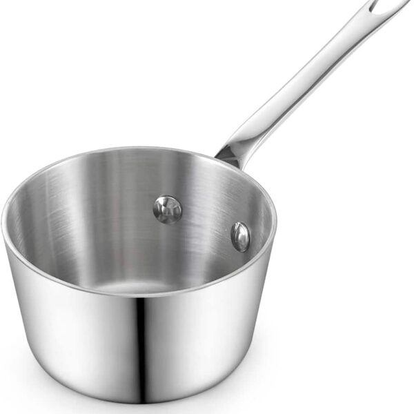 fe1d41be-1cbb-4810-9517-31a0648dc53b.jpg D&M - Multiply Clad 0.23 QT Butter Warmer for Coffee, Butter, Milk, Induction, Cool Grip Handle - Stainless Steel