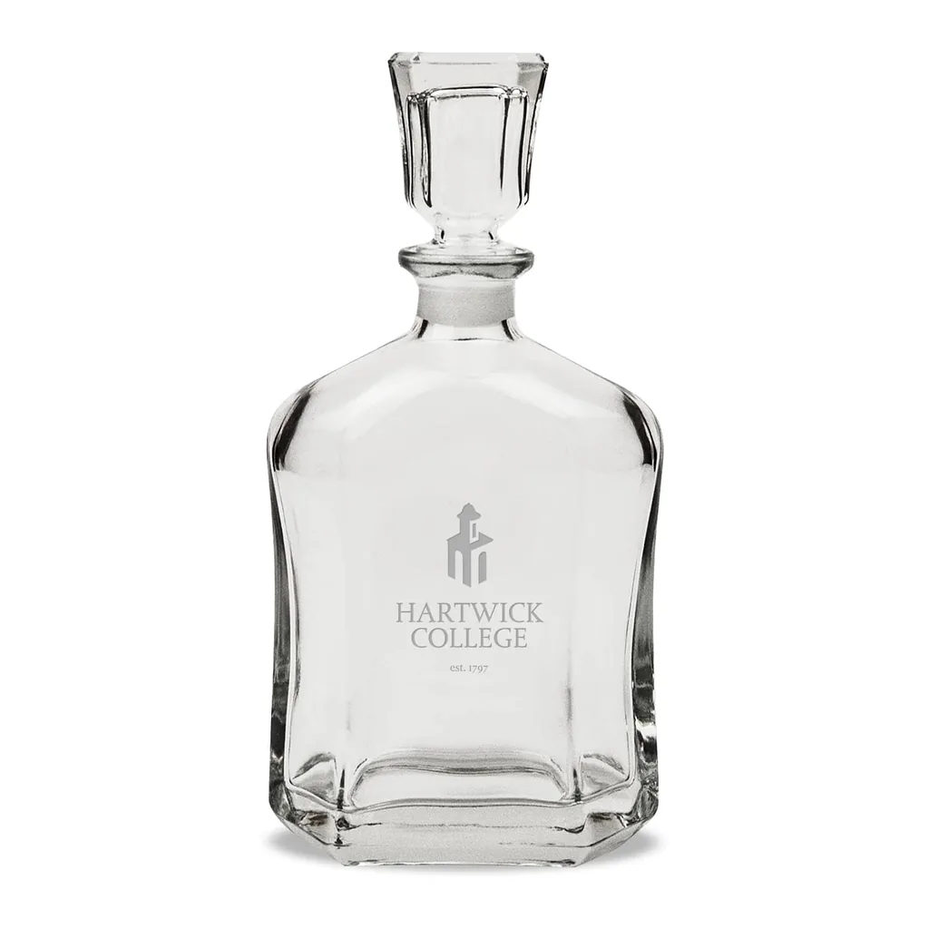 ff11a3a5-ab62-47c6-bd94-842e398bd7f2.jpg Jardine - Hartwick College Hawks 23.75oz. Crystal Whisky Decanter - Multicolor
