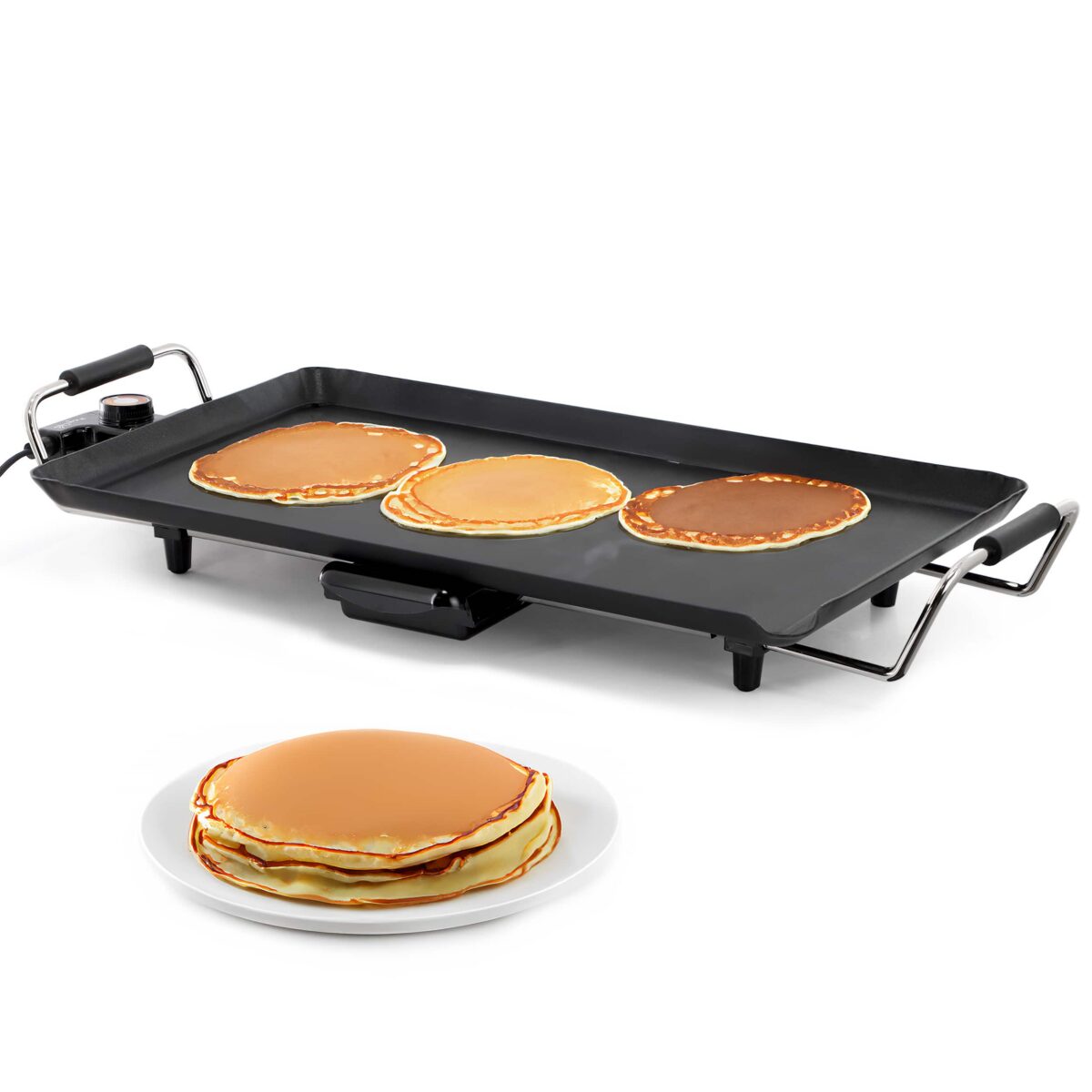 ffa2d44f-ac8c-46e1-a824-294f90b457a1.jpg MegaChef - 21 Inch Electric Grill with Drip Tray and Non-Stick Coating - Bla'