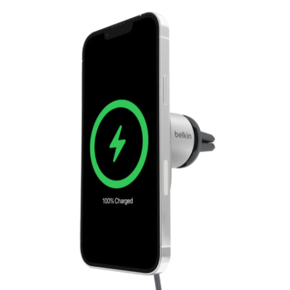 wic008btgr-v2_2.jpg Magnetic Charger Belkin for Carro Qi2 15W - Gray